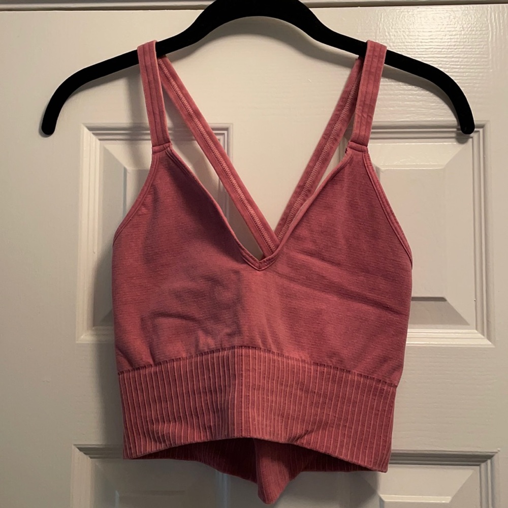 Free People Pink Crop Top